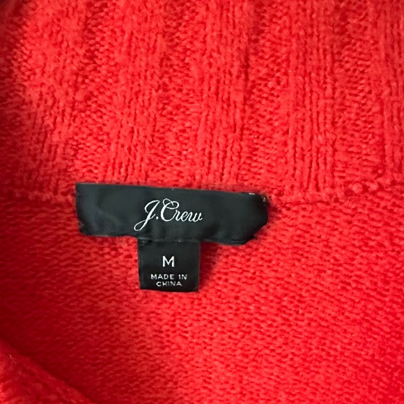 J. Crew Colorblock Mock Neck Sweater - Picture 2 of 4